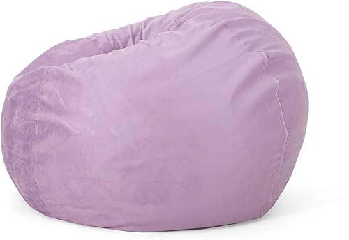 Miniatura 31 de Puff de microfibra de ante, Marrón French Roast,Rojo chino (Chinese Red),Tuscany,Carbón vegetal,Beige,Lavanda,rosado rosa (Rose Petal Pink)