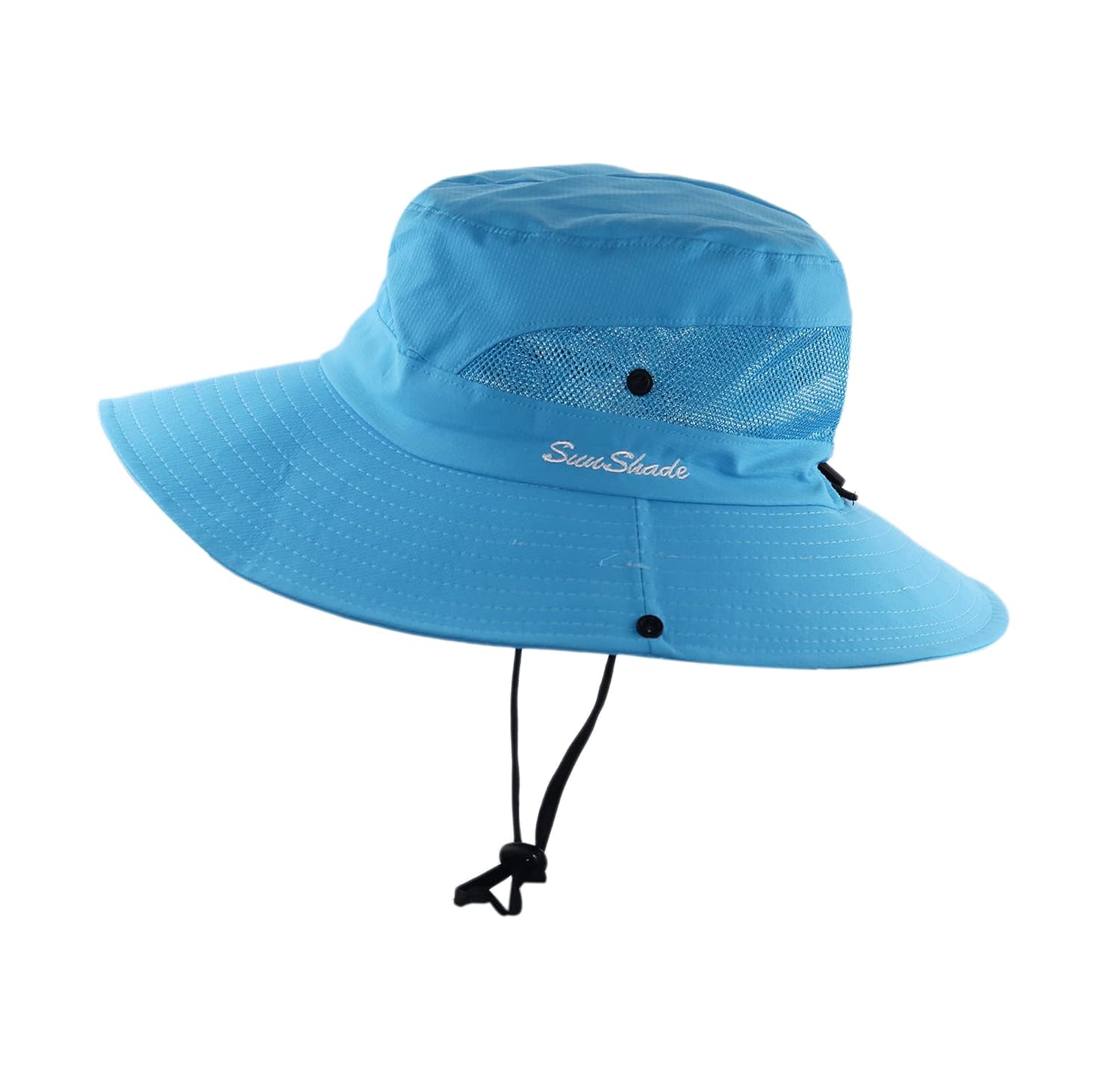 Soarsue Wide Brim Sun Hat for Men/Women Outdoor Ponytail Sun Hats