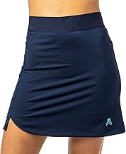 Wow Vibrant Wolf On Wings Navy Blue Padel Skirt