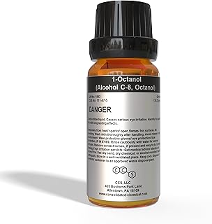 1-Octanol (Alcohol C-8, Octanol) High Purity Aroma Compound 30mL (1 Fl Oz)