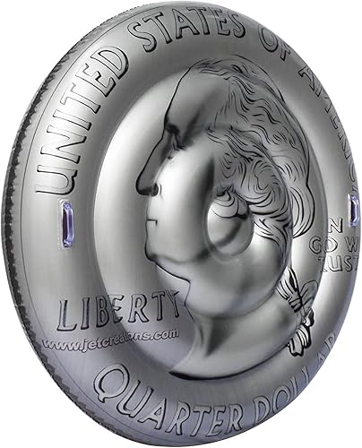 Miniatura 4 de Jet Creations Big Money US Quarter - Flotador para piscina, redondo de 60 pulgadas