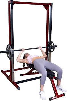 Body-Solid Best Fitness BFSM250P4 Smith Machine Package with LAT Attachment and Bench