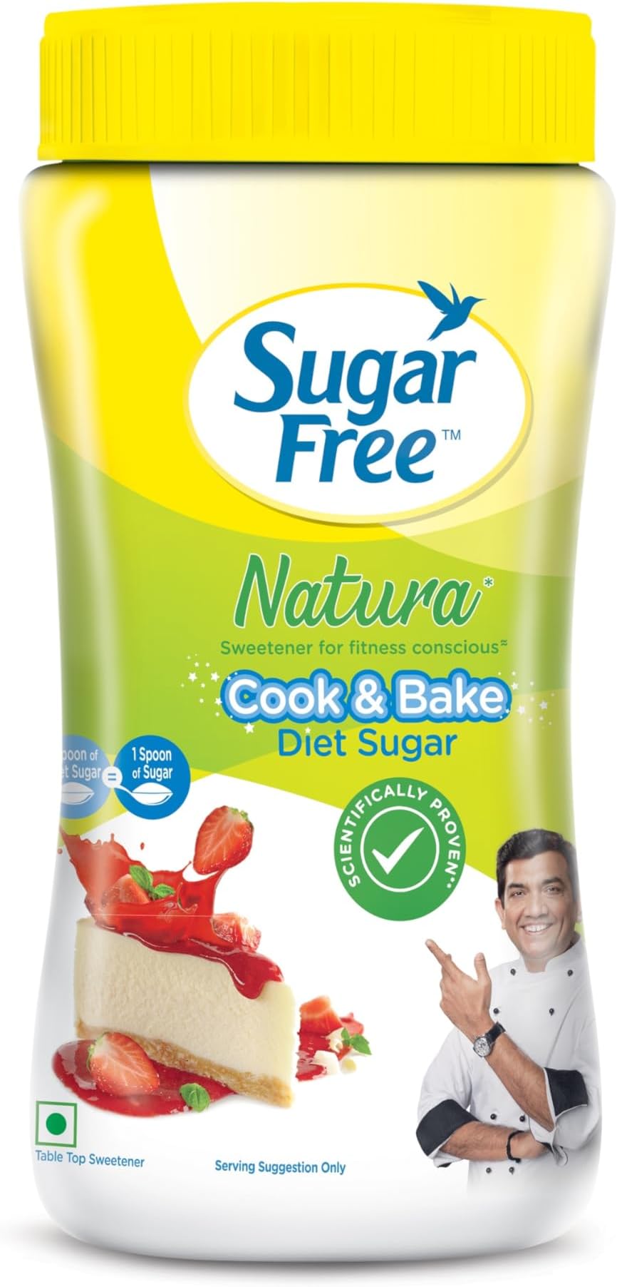 Sugar Free Natura Diet Sugar 200 g | India's No.1 Sweetener | Sweet like Sugar with Low Calories | Scientifically Proven & Tested