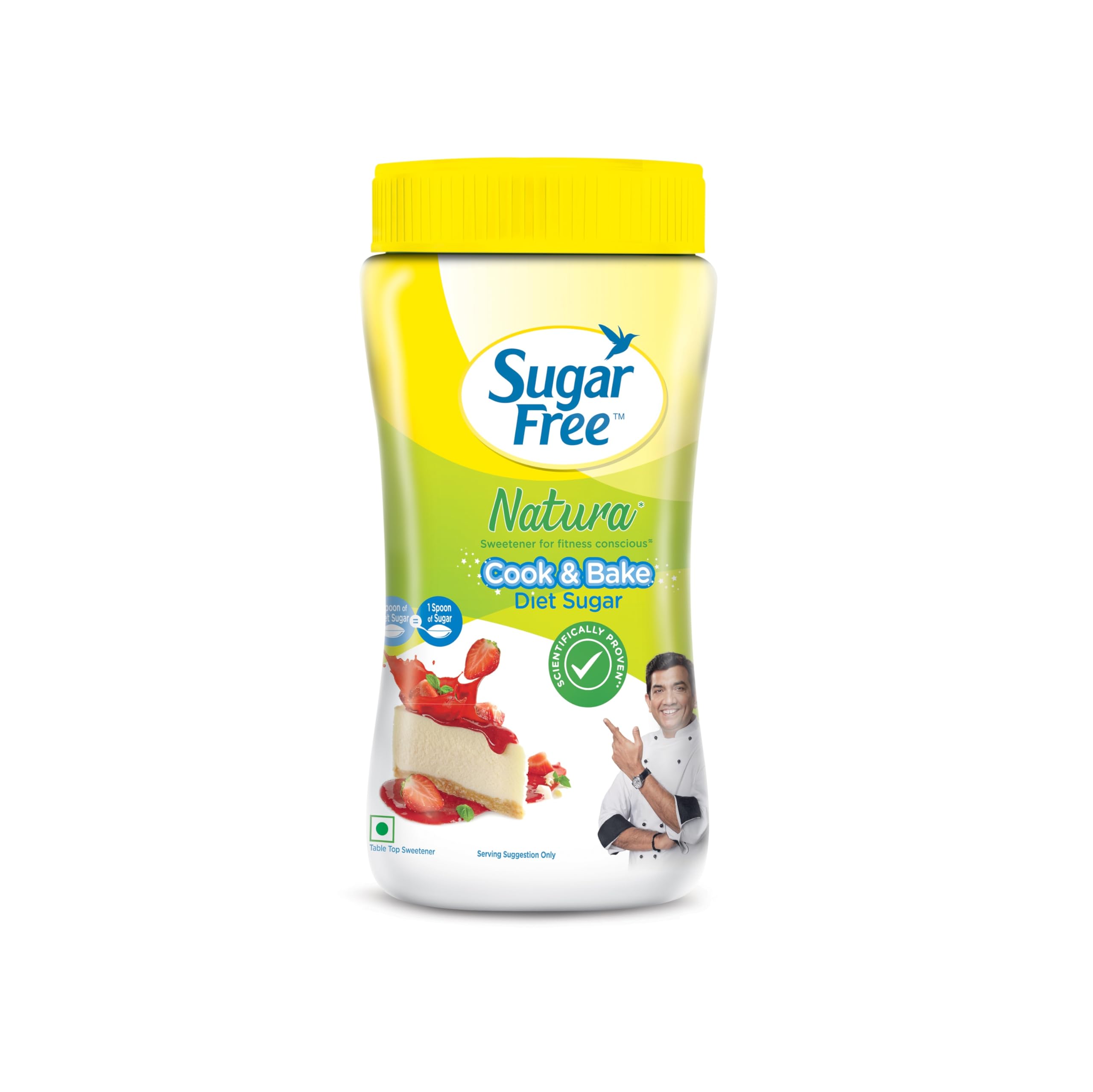 Sugar Free Natura Diet Sugar 200 g | India's No.1 Sweetener | Sweet like Sugar with Low Calories | Scientifically Proven & Tested