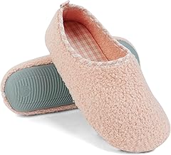 OFFCUP Cotton Slippers, House Slippers for Women, Terry House Slipper for Women, Lightweight, Comfortable and Warm for Indoor and Outdoor
