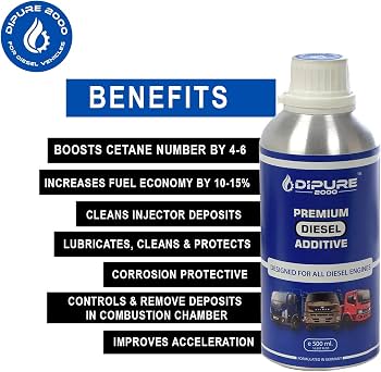 Dipure 2000 Premium Diesel Additive Fuel Treatment and Injector