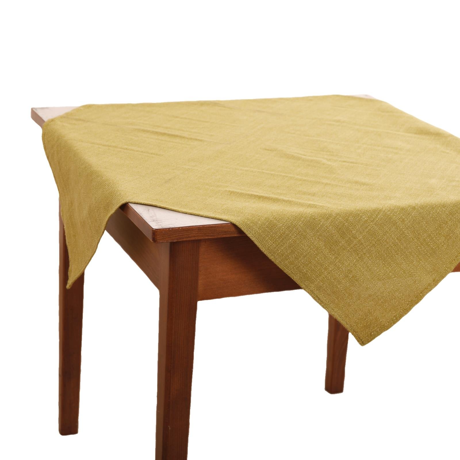 Tischdecke 90x90 cm Grün Polyester (Deko, Eckig, Garten, Wachstuch, Tischtuch, Gartentischdecke) Garten