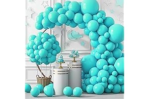 RUBFAC Teal Balloons: Perfect Garland Arch Décor for Memorable Occasions
