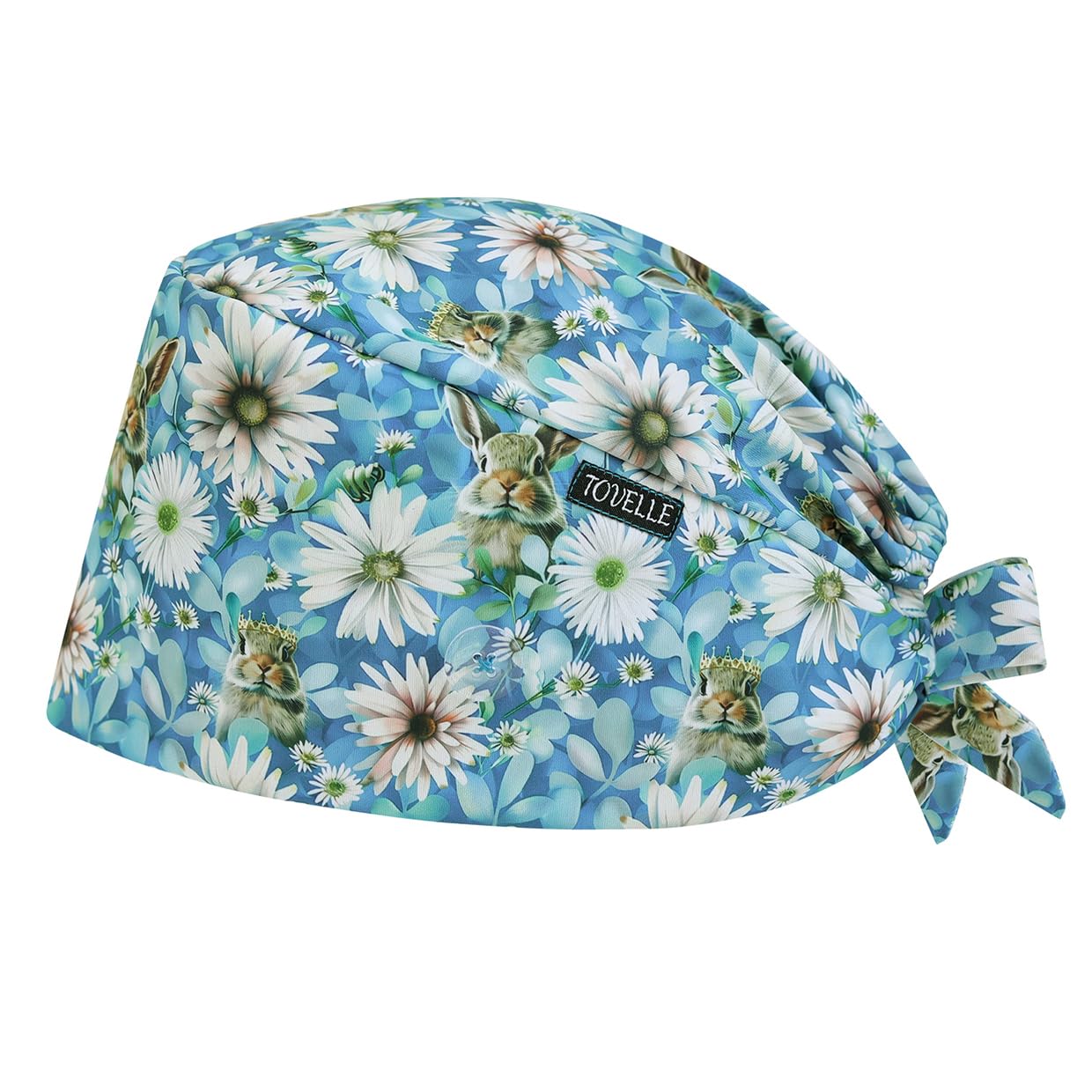 Scrub Caps for Women with Buttons, Classic Surgical Caps