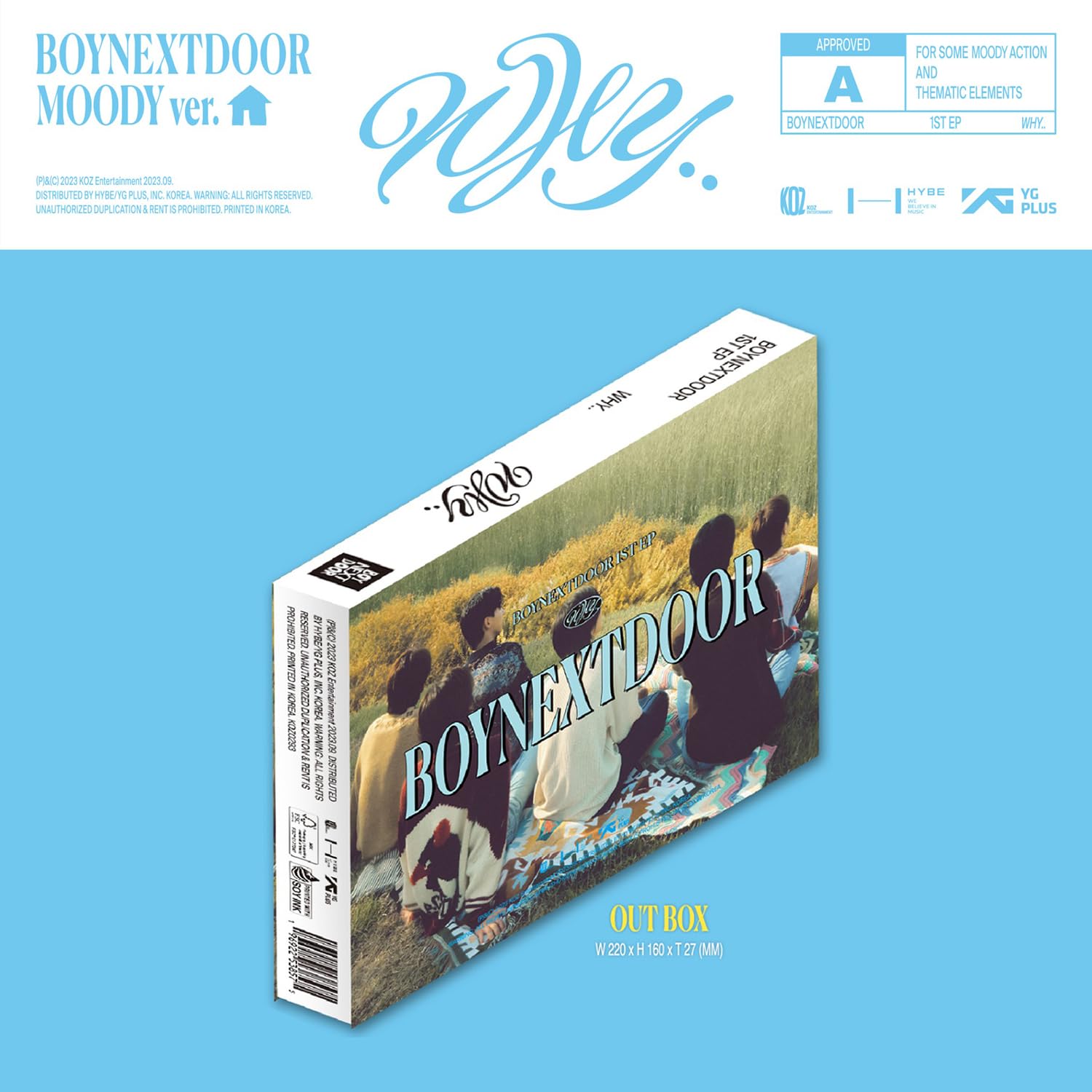 Amazon.co.jp: BOYNEXTDOOR - 1st Mini Album [WHY..] (MOODY Ver 