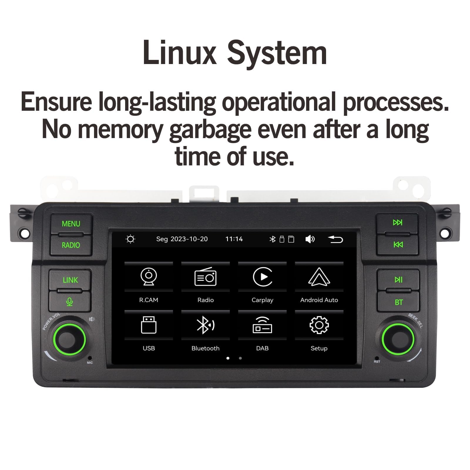 Pantalla para BMW E46 3 Series 1999-2005 Radio con Inalámbrico CarPlay Android Auto