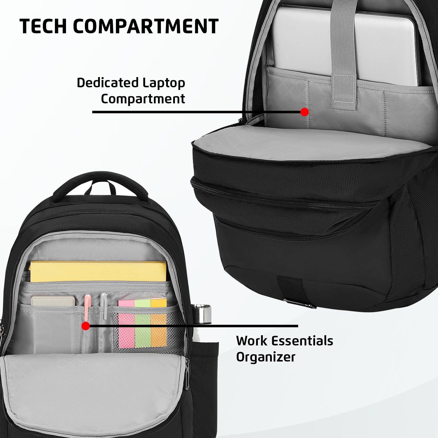 Safari Forge 34L Laptop Backpack, 3 compartments, Raincover, Antitheft pocket, Trolley Sleeve, Organizer, Bottle holder, Front pocket, College bag, school bag, Formal backpack 25 71O20h7sDyL. SL1500