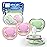 Philips Avent Ultra Air Pacifiers - Orthodontic Design, for Babies 6-18 Months, Soft Silicone Symmetrical Nipple, BPA-Free, 2 Sterilizing Cases, 4 Pack, SCF087/25