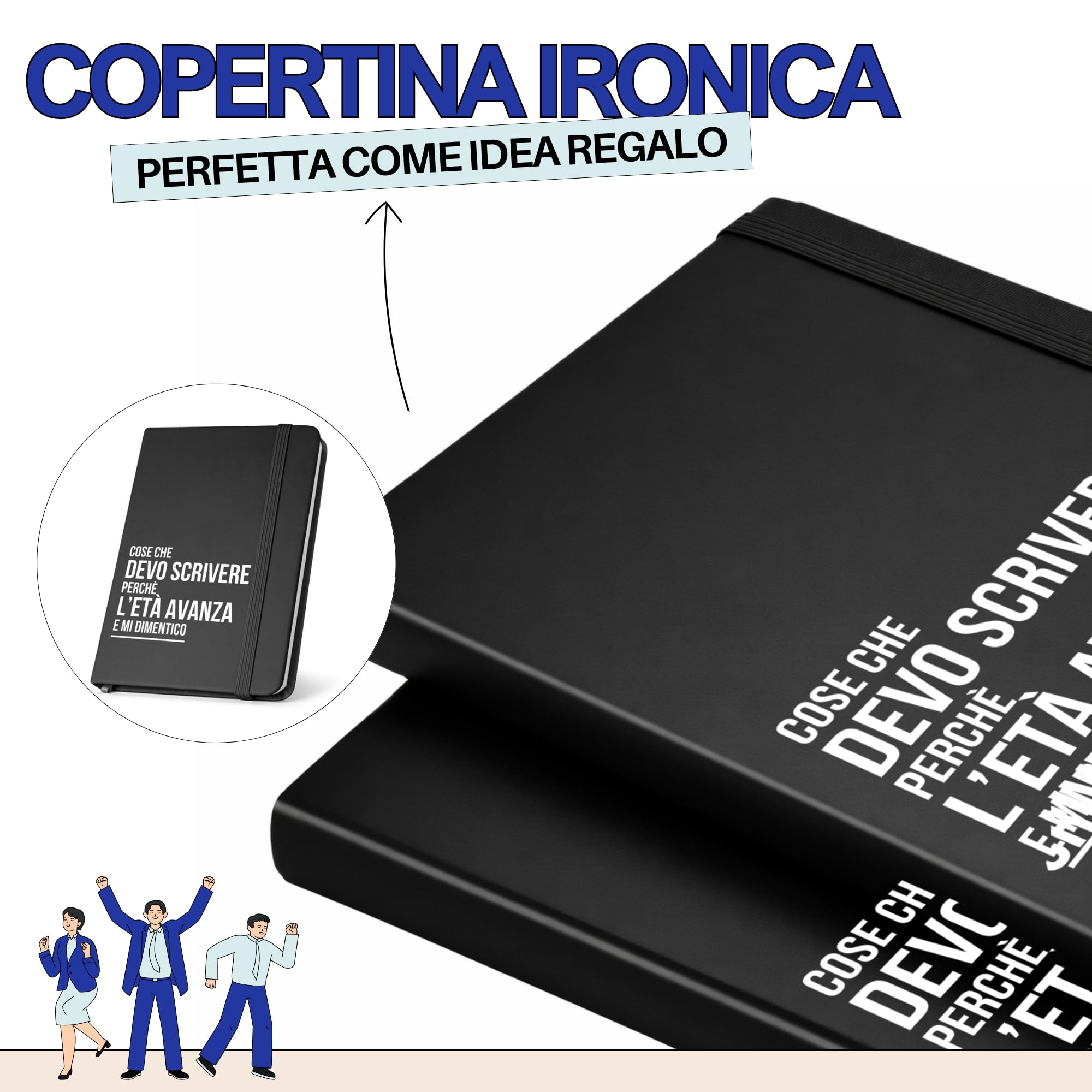 Taccuino A5 Righe Ironico Regali Collega Donna Uomo Quaderno Appunti