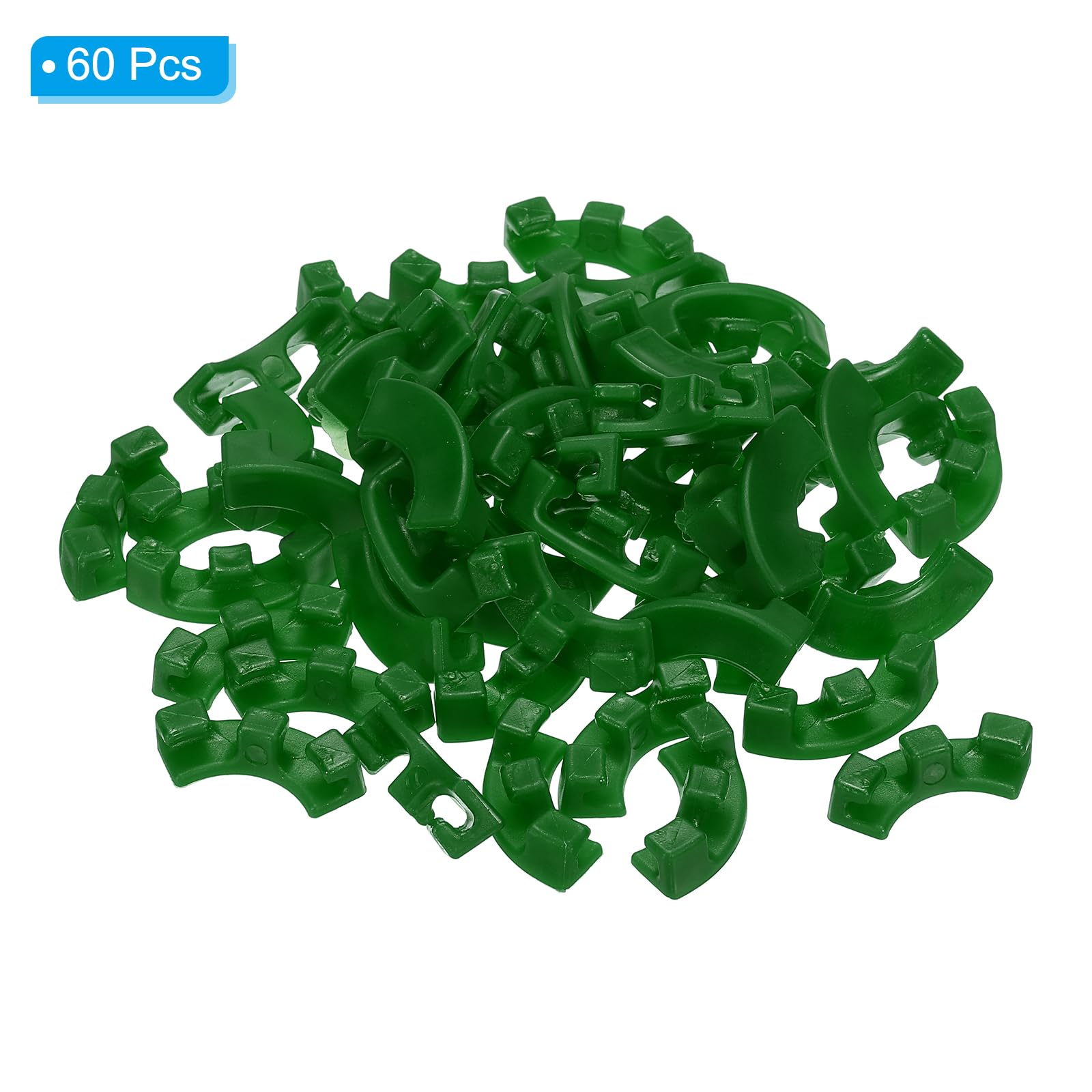 PATIKIL 90 Degree Plant Bender, 60 Pcs Plastic Plant Training Clips for Low Stress Training Green - Image 3