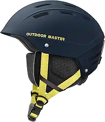 OutdoorMaster Kelvin II Capacete de esqui - Capacete esportivo de neve capacete de snowboard para homens, mulheres e jovens