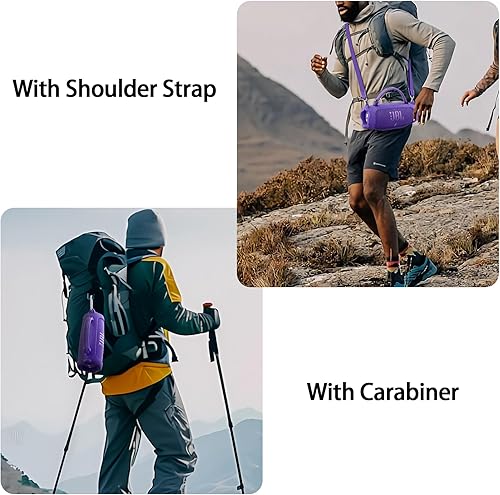 Miniatura 79 de Funda de silicona compatible con JBL Charge 5 portátil impermeable Bluetooth altavoz (funda de silicona negra) Negro cubierta,azul