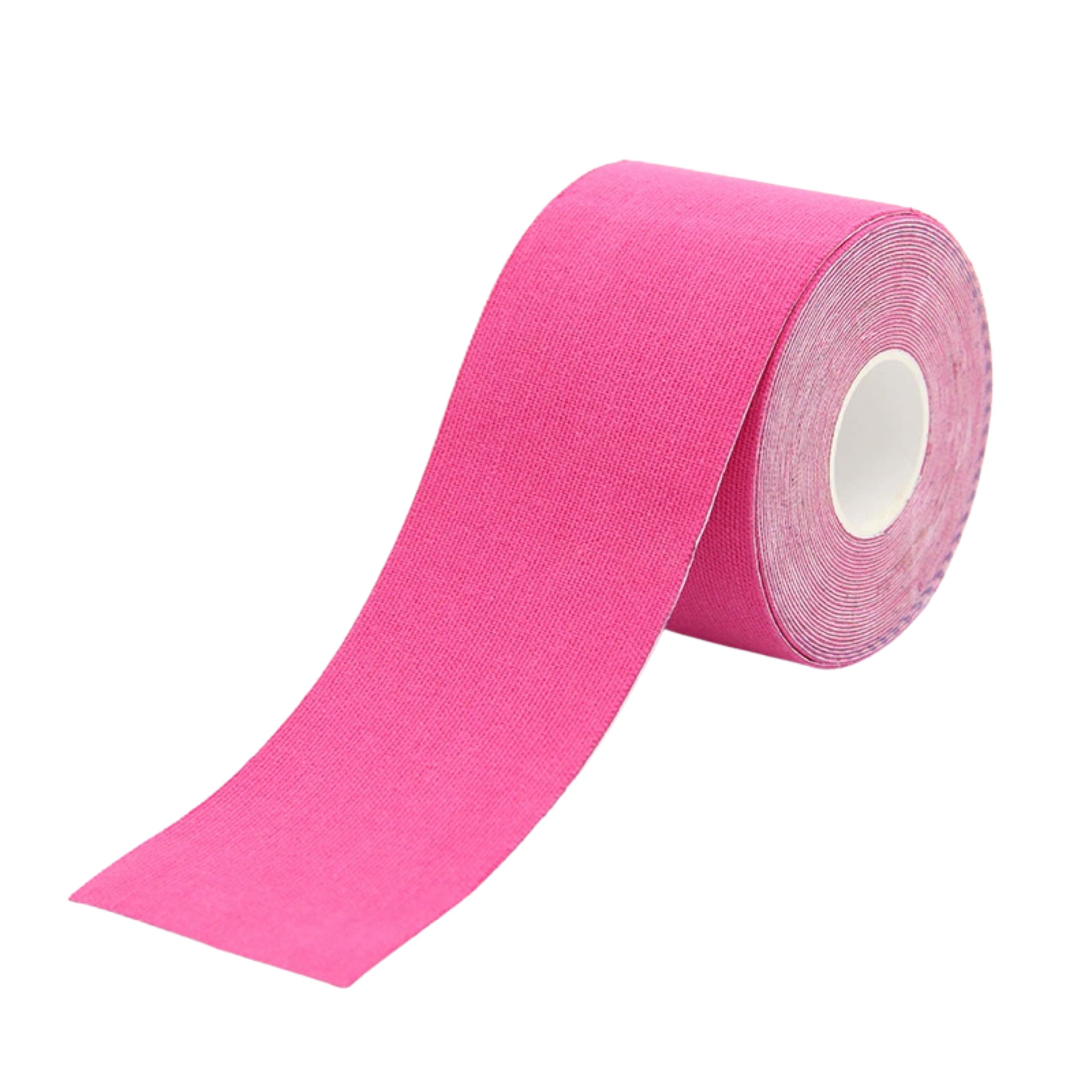 Wonder Care Kinesiology Tape (5m x 5cm), Latex-Free Breathable Athletic Sports Tape for Pain Relief, Muscle & Joint Support, Injury Recovery and Physiotherapy (Pink)