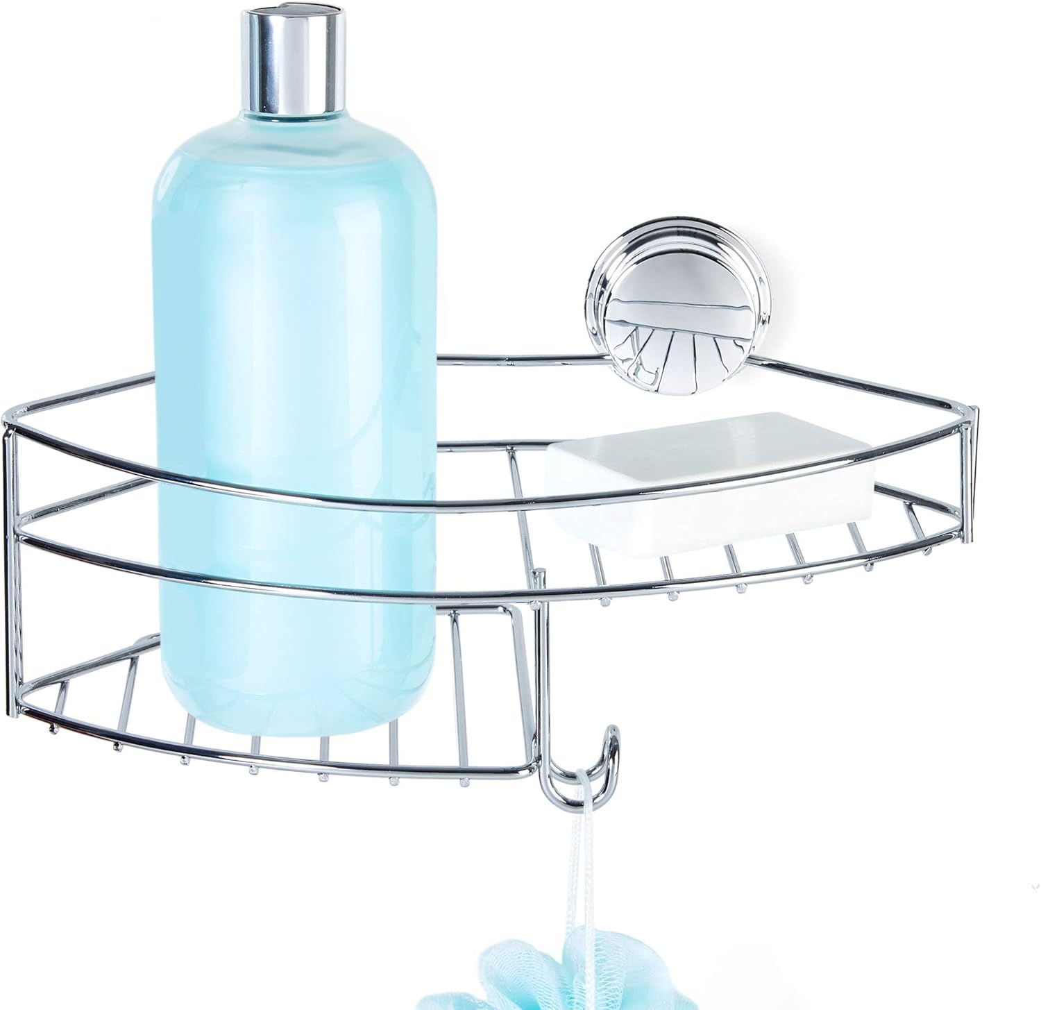 Better Living Products KROMA Shower Basket, No Size, Silver