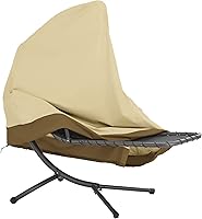 Vista 5 de Classic Accessories Veranda - Funda para tumbona colgante y soporte para patio, resistente al agua de 73 pulgadas, para exteriores
