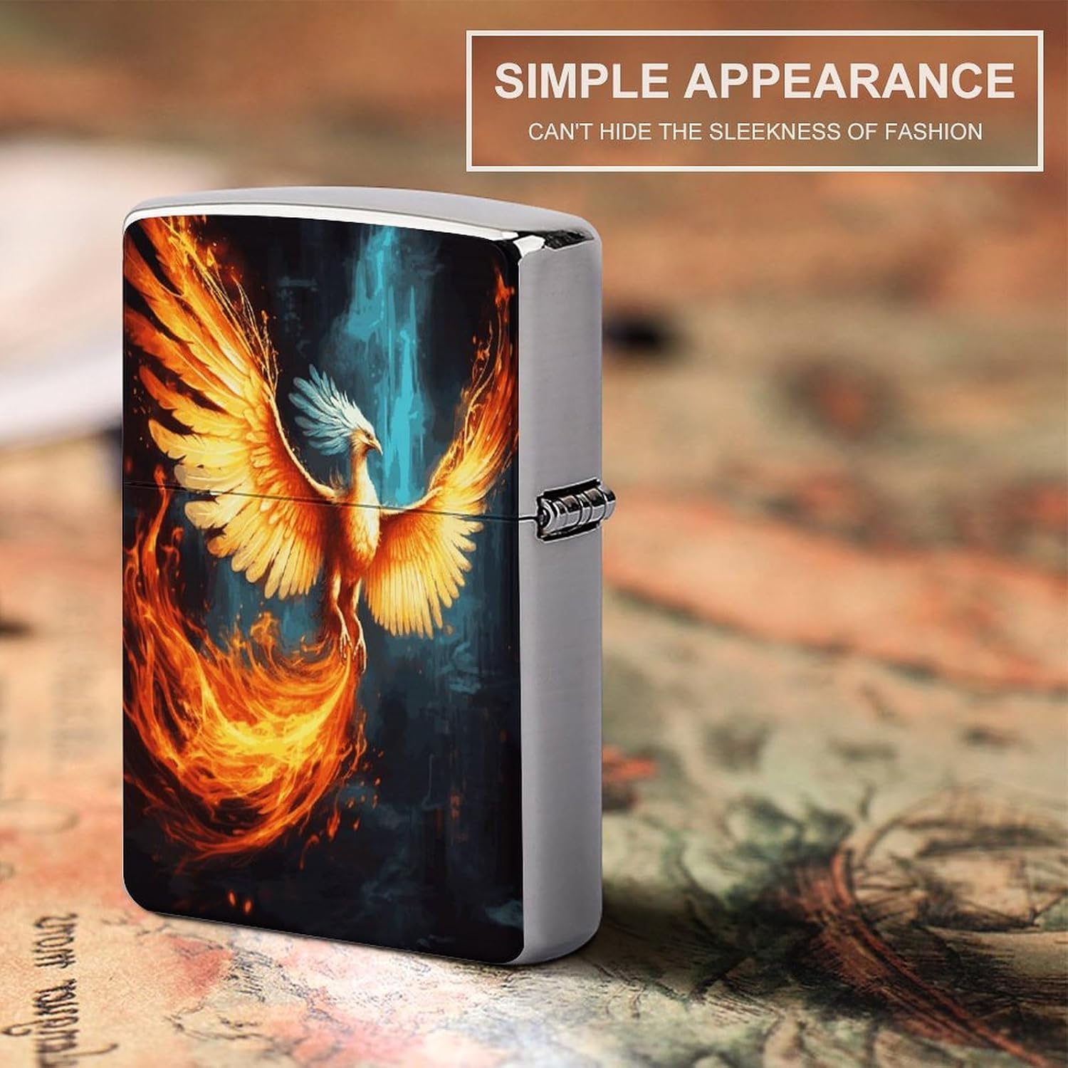 Beautiful Phoenix Lighter Case Cover Lighter Shell