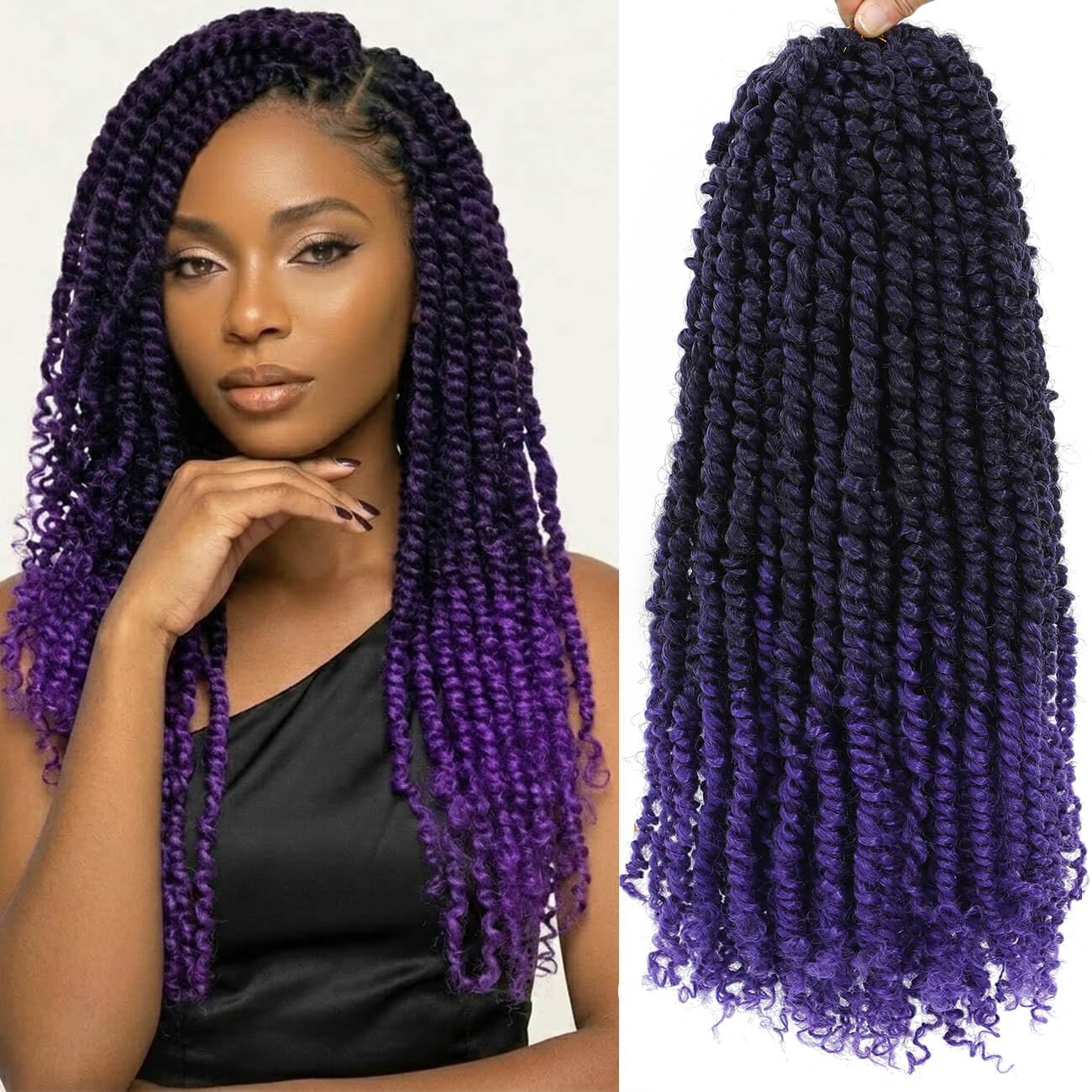 Amazon.com : Bestlove 18 Inch 8 Packs Pre-twisted Passion Twist