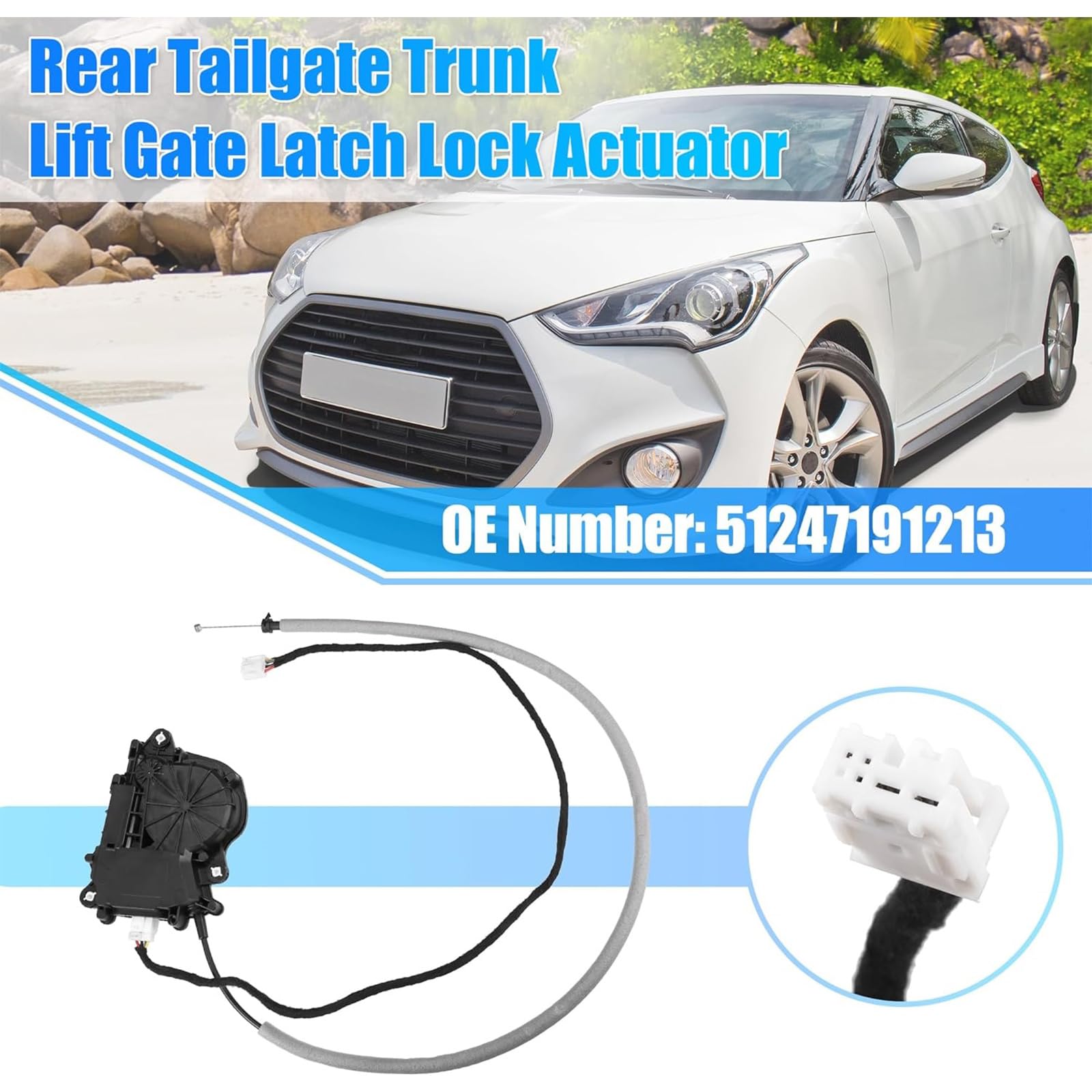 Precisions Engineered - Repuesto de cerradura para portón trasero que garantiza protecciones seguras de carga sustituye a 51247191213 para F01 F02 F03