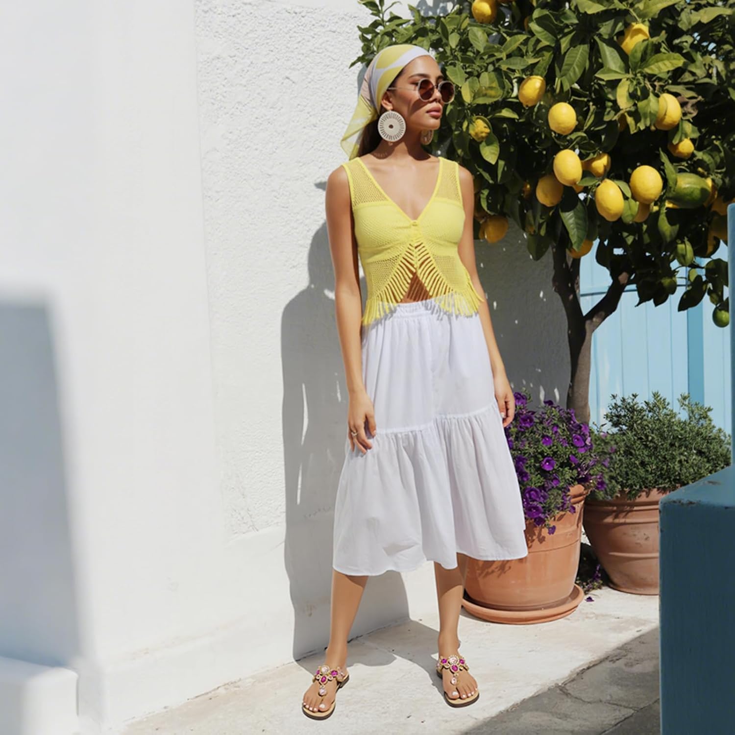 Hinyyrin Rhinestone Flip Flops for Women Sparkly Bling Thong Flat Sandals Jeweled for Wedding Beach Summer - Image 3