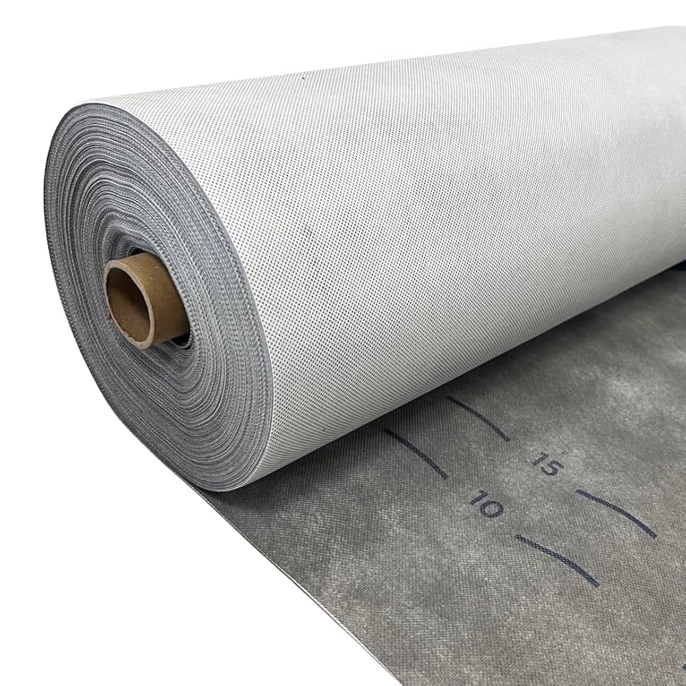 Breathable Membrane/Roof Felt, 1m x 50m Roll, Under Tile Roofing Felt for Sheds + Beneath Tiles - Slated Pitched Roofs