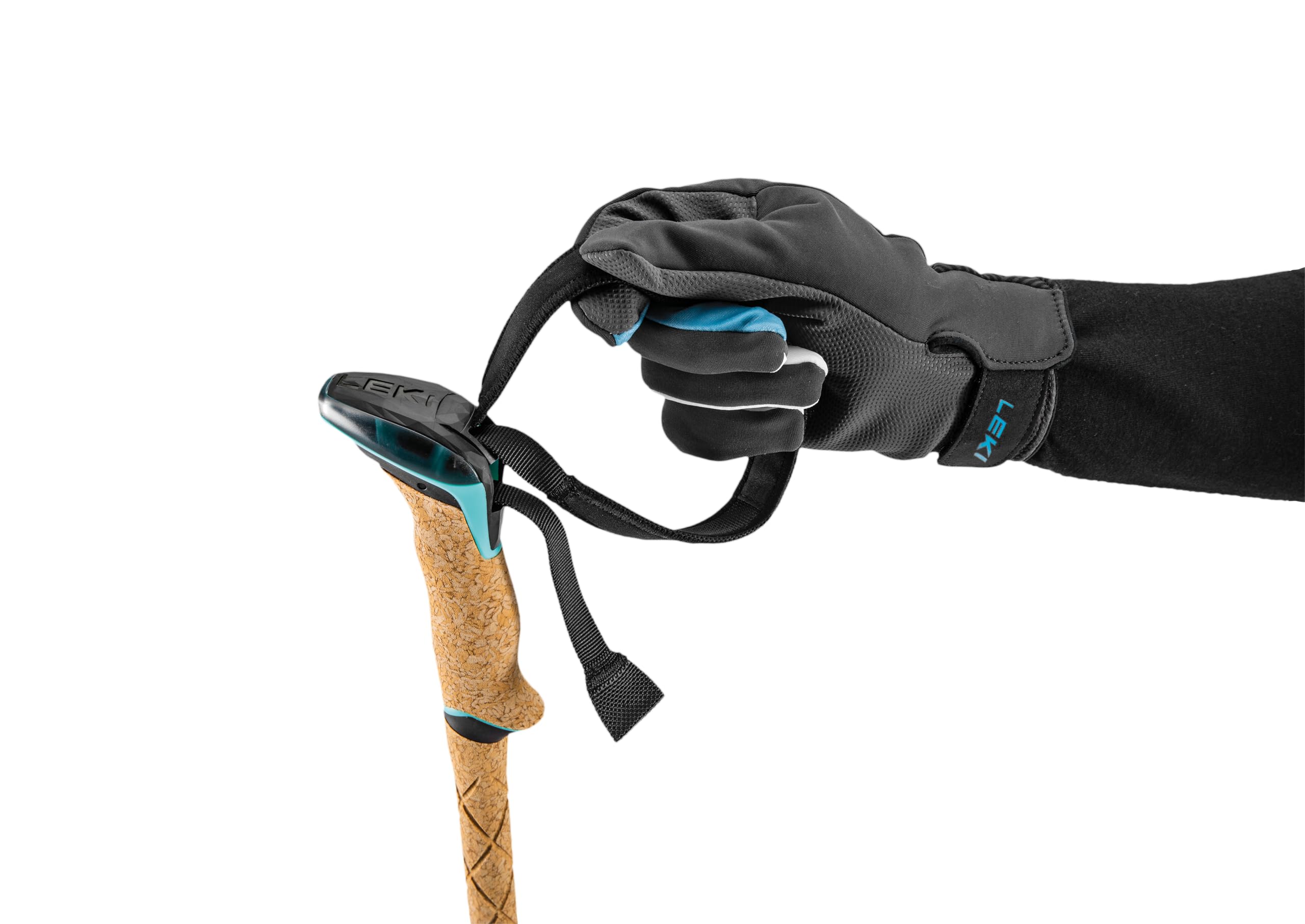 LEKI Bernina Lite 2 bâtons de Ski, Bleu, 100-135cm