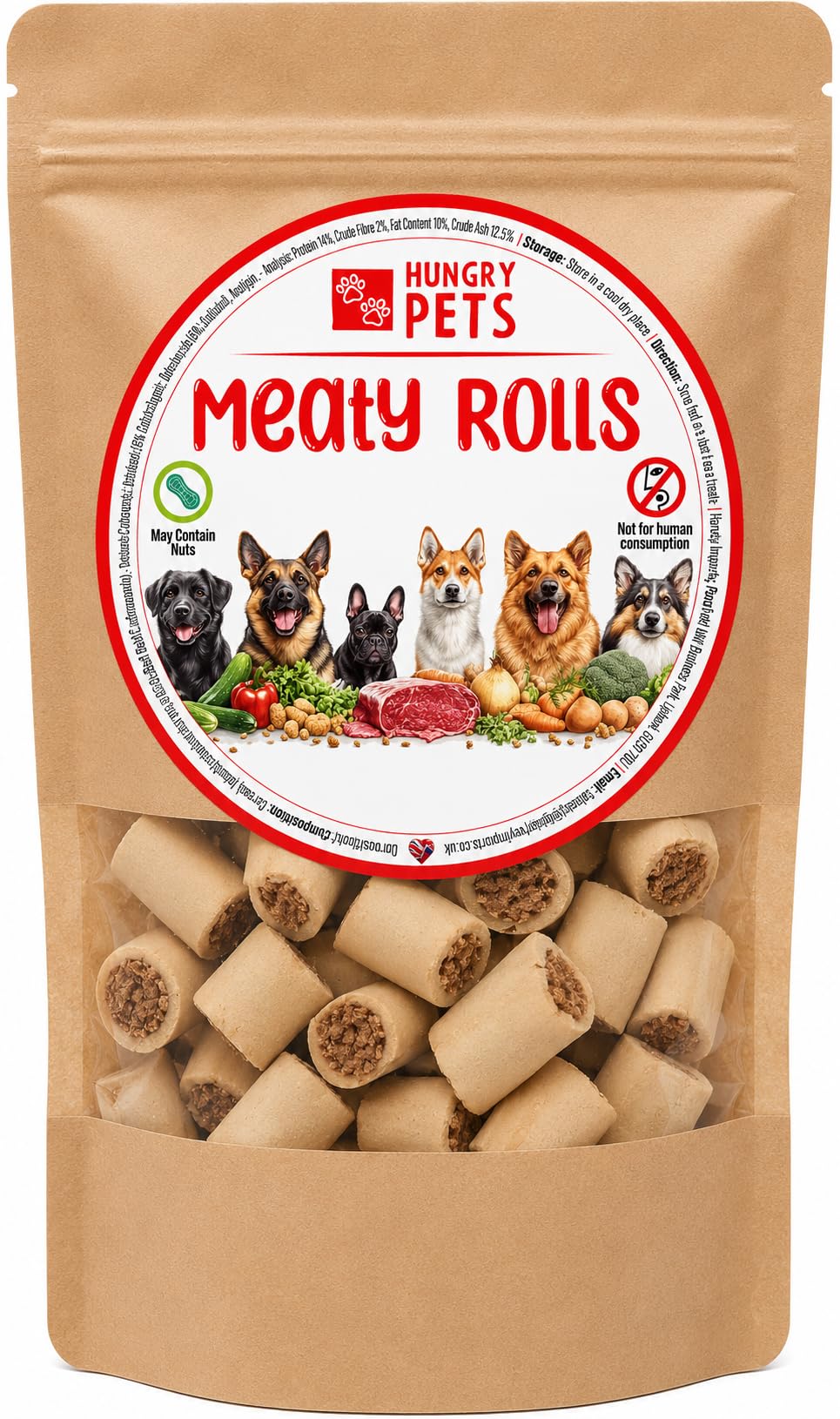 Meaty Rolls Biscuit Dog Treat 200g, Biscuits For Dogs