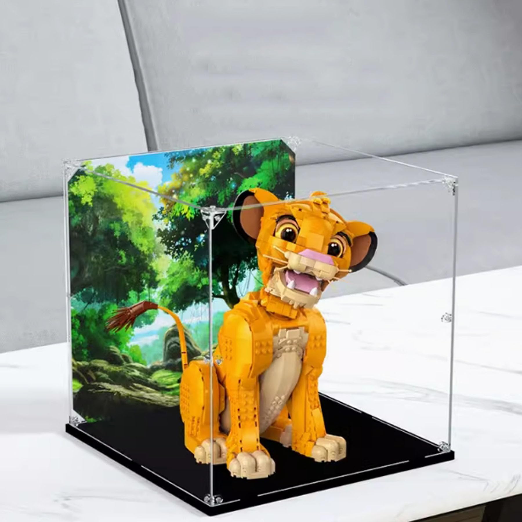 Amazon.co.jp: レゴ43247ライオンキング防塵ディスプレイケース用透明