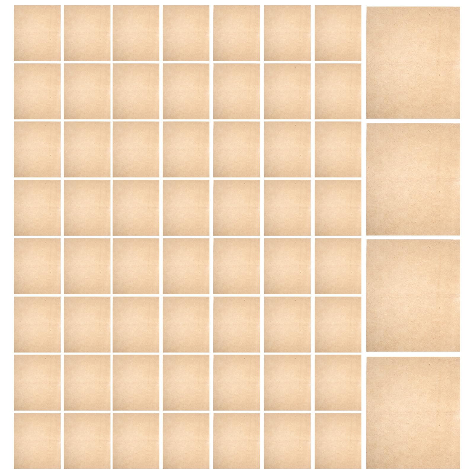 Papel para caligrafía y pintura china en casa con 100 hojas de pulpa estilo retro Alipis 8
