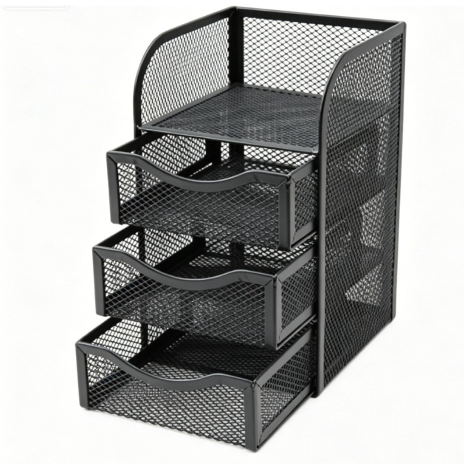 Cocoarm Cassettiera Organizer da Scrivania con 3 Cassetti, 4,9x5,0x8,1in