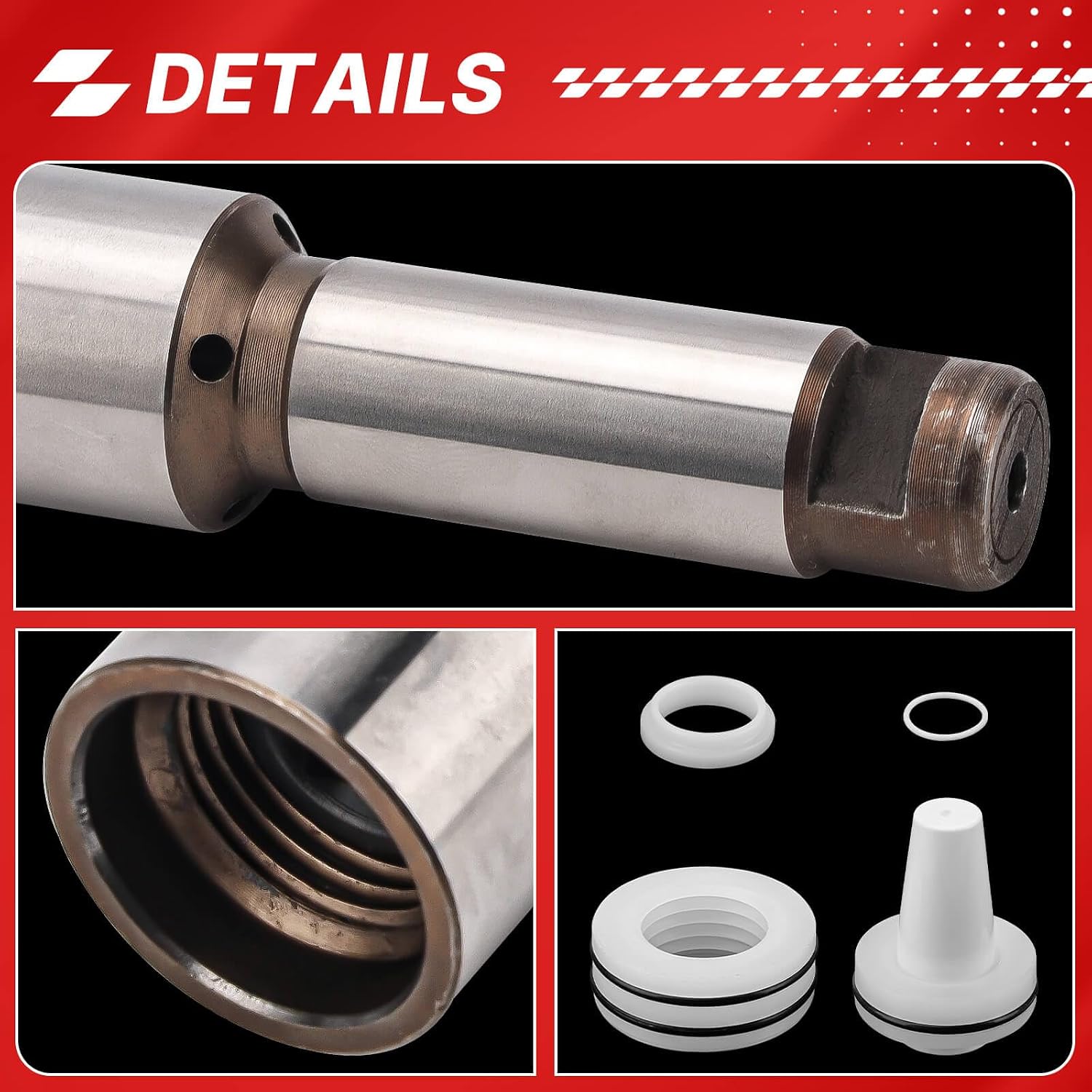 704551 Piston Rod 704586 Pump Repair Kit Compatible with Titan Impact 440 540 640 Sprayer Aftermarket