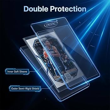 Amazon.com: DEDC 400ct Card Sleeves Set - 200 Semi Rigid Card