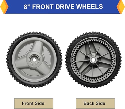 Miniatura 2 de Juego de 2 ruedas de repuesto para cortacésped Husqvarna 532401274 401274X460 401274 532411081 HU700F Stens 205-720 - Neumáticos de tracción