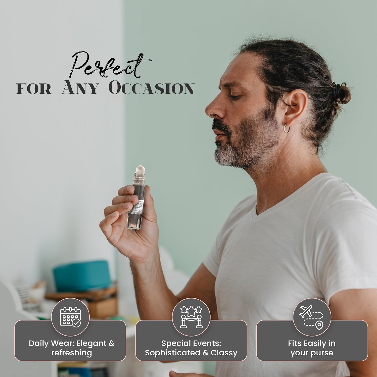 Flannel With Shades of Grey Men Fragrance Body Oil