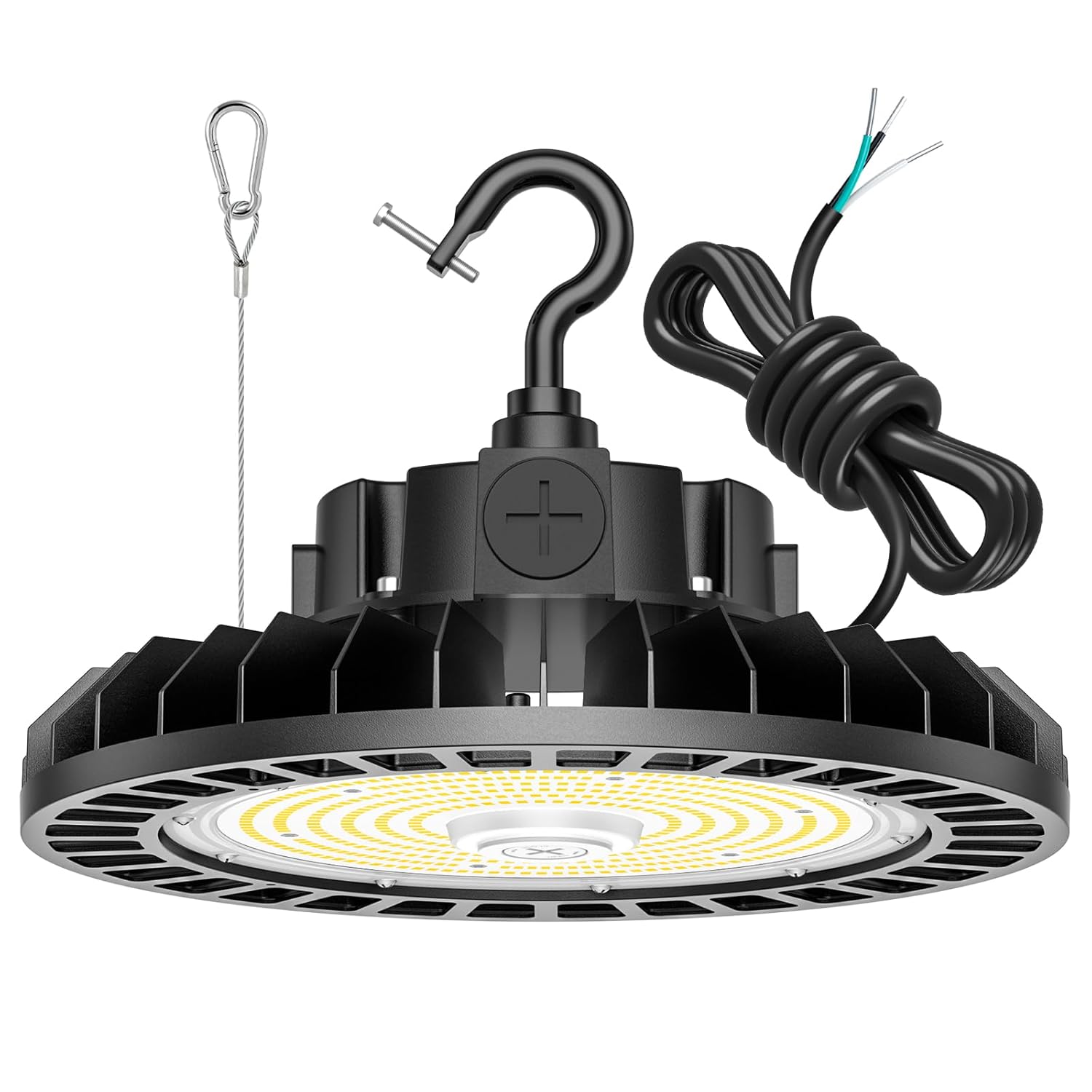 480 Volt LED High Bay Light 300W 240W 180W Adjustable ETL DLC Listed Industrial Grade UFO High Bay