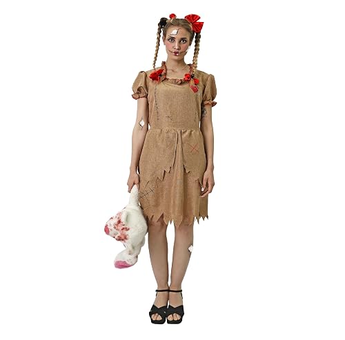 Juguetutto - Disfraz Muñeca Vudu para mujer - Halloween