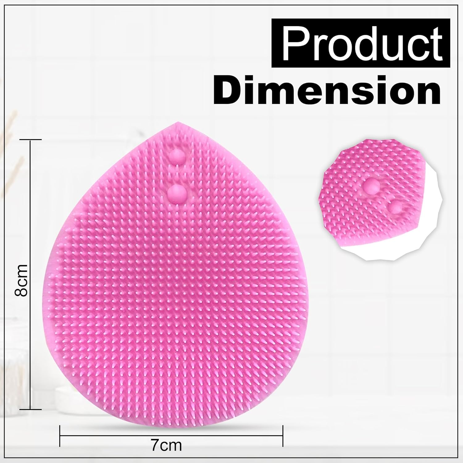 Glun® Silicon Facial Cleansing Pad Facial Porce Blackhead Exfoliating Clender Spa Massage Brush Brush Brush Skin Cleansing Tools tools Pack Glun® Silicon Facial Cleansing Pad Facial Porce Blackhead Exfoliating Clender Spa Massage Brush Brush Brush Skin Cleansing Tools tools Pack