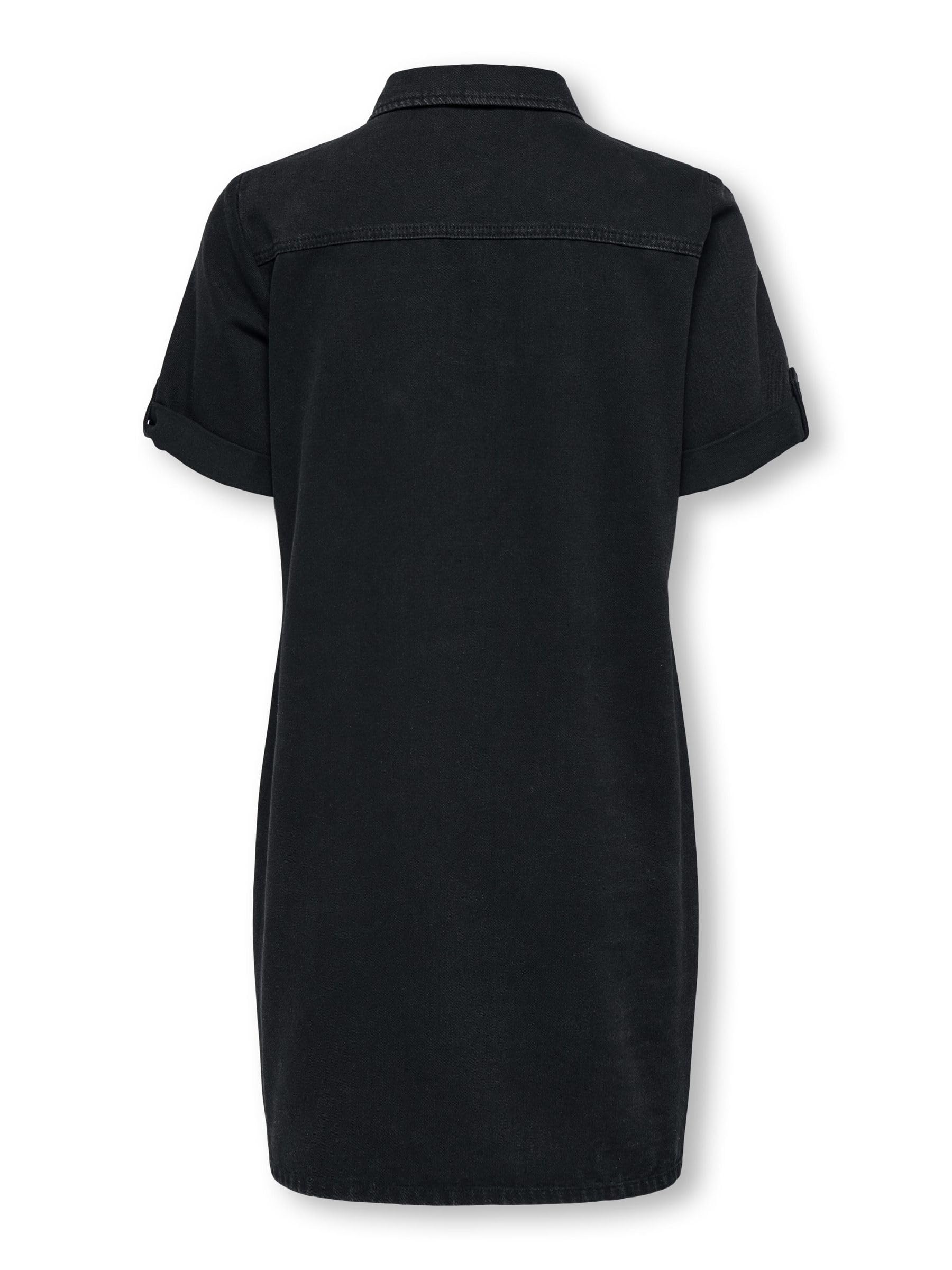 ONLY Onllisa S/S Dnm Dress Gua Onllisa S/S Dnm Dress Gua Mujer (Pack de 1)
