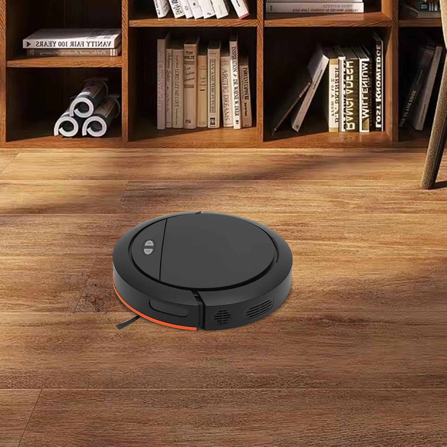 3-in-1 Robot Vacuum and Mop, 2700Pa Suction Smart Sweeping Robot with App Control Auto Recharge for Hard Floors Pet Hair, Black