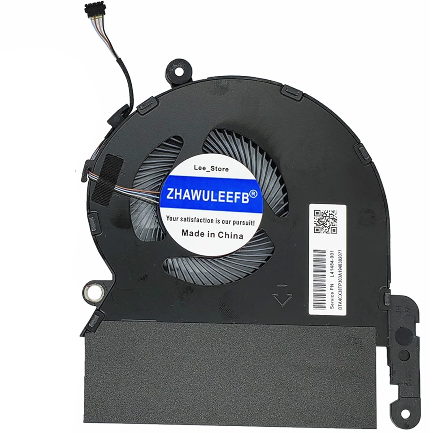 Replacement New Laptop CPU+GPU Cooling Fan for HP 15-DF Spectre i7-8750H Version Series L41485-001 ND85C07-18C13 L41484-001 ND85C07-18C14 DC5V 0.5A Fan