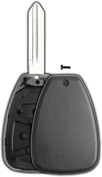 Remote Key Fob Cover Shell Case for 2005-2009 Dodge Jeep (KOBDT04A)
