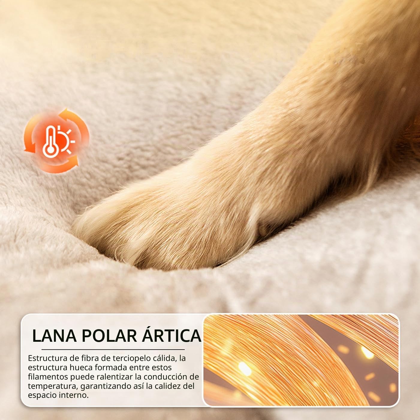 Cama grande para perros Casa 2 en 1, cueva calmante para mascotas, impermeable, Casa para perros extraíble antiansiedad con cojín, base antideslizante para exteriores, cama para perros para gatos de
