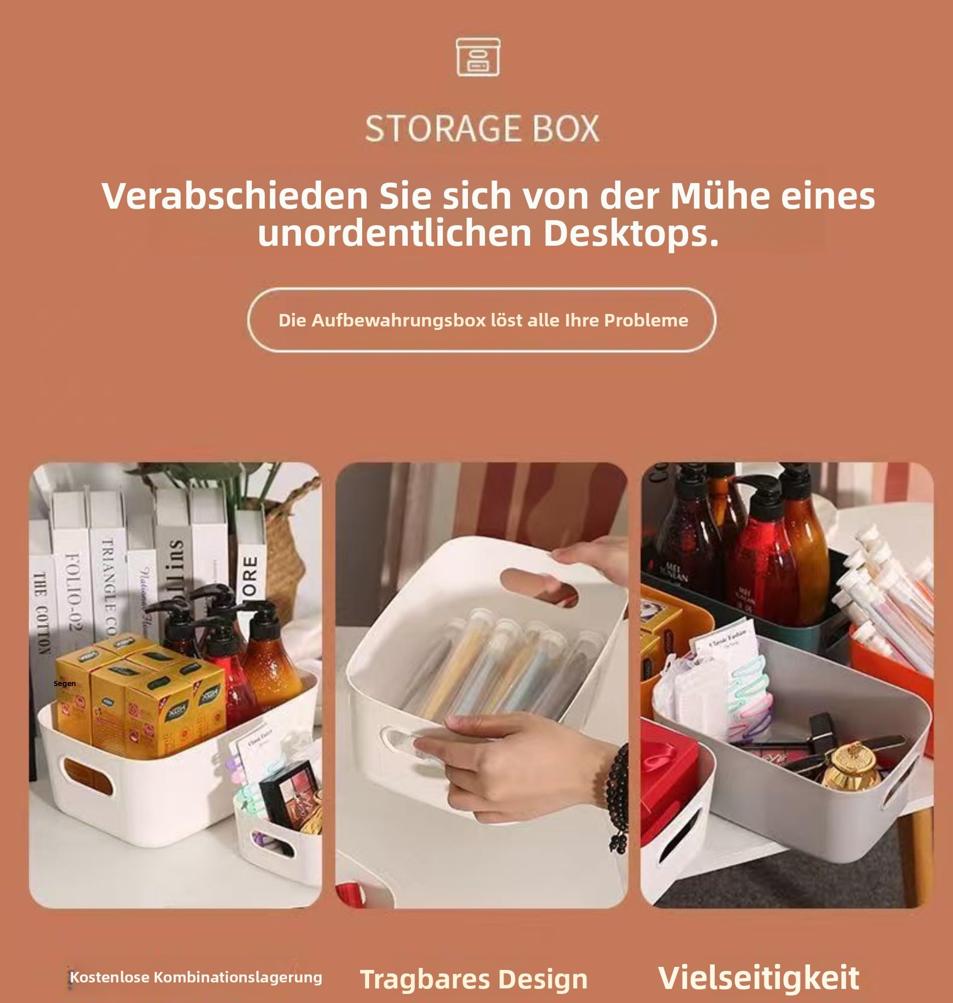 Set van 12 plastic opbergmanden - Kleine opbergbakken voor voorraadkast - Huishoudelijke organizer voor bijkeuken, badkamer, keuken, kasten, aanrecht, onder de gootsteen of op planken - Zwart