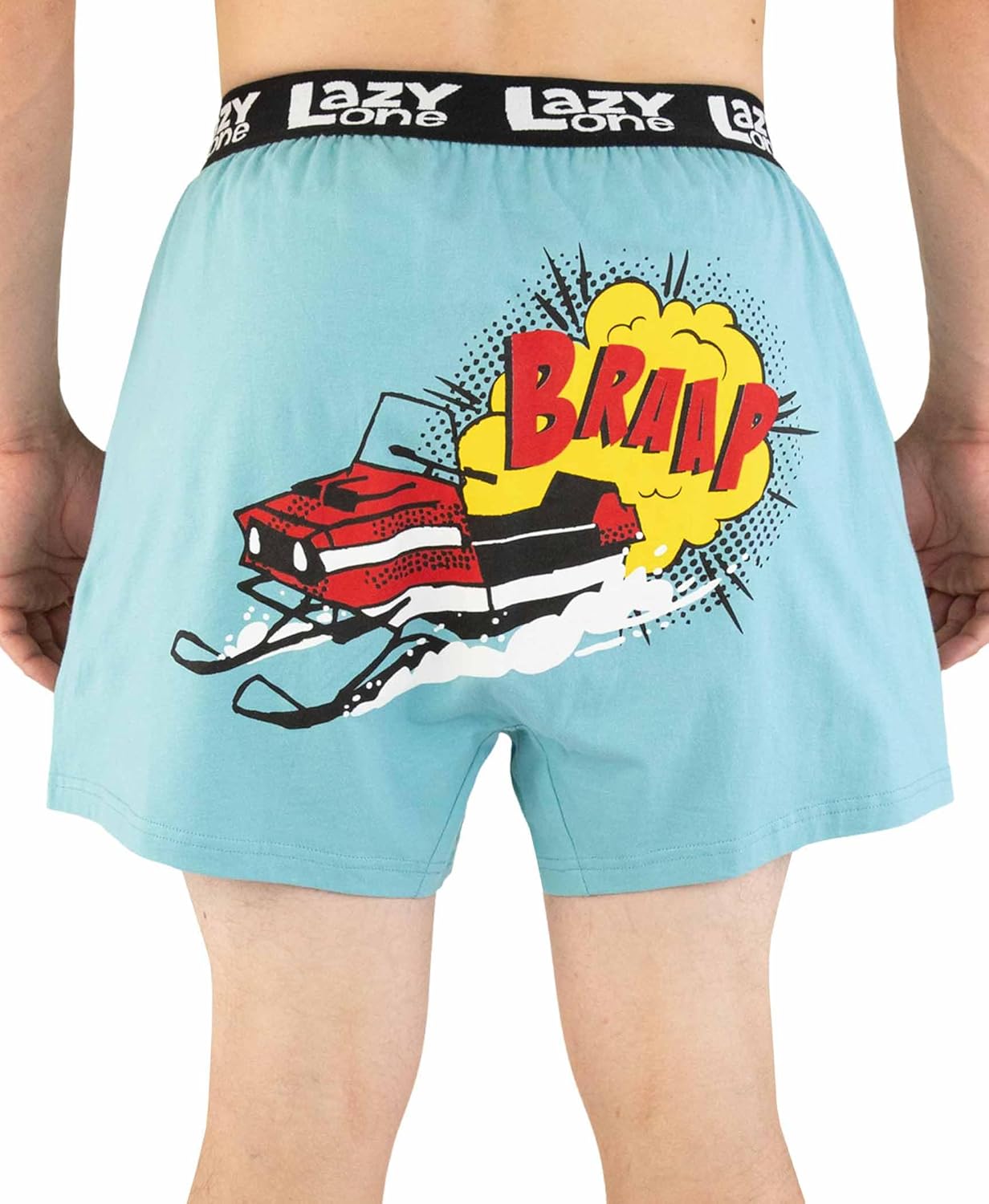 Lazy One Funny Animal Boxers, Humorous Underwear, Novelty Boxer Shorts, Gag Gifts for Men - Image 2