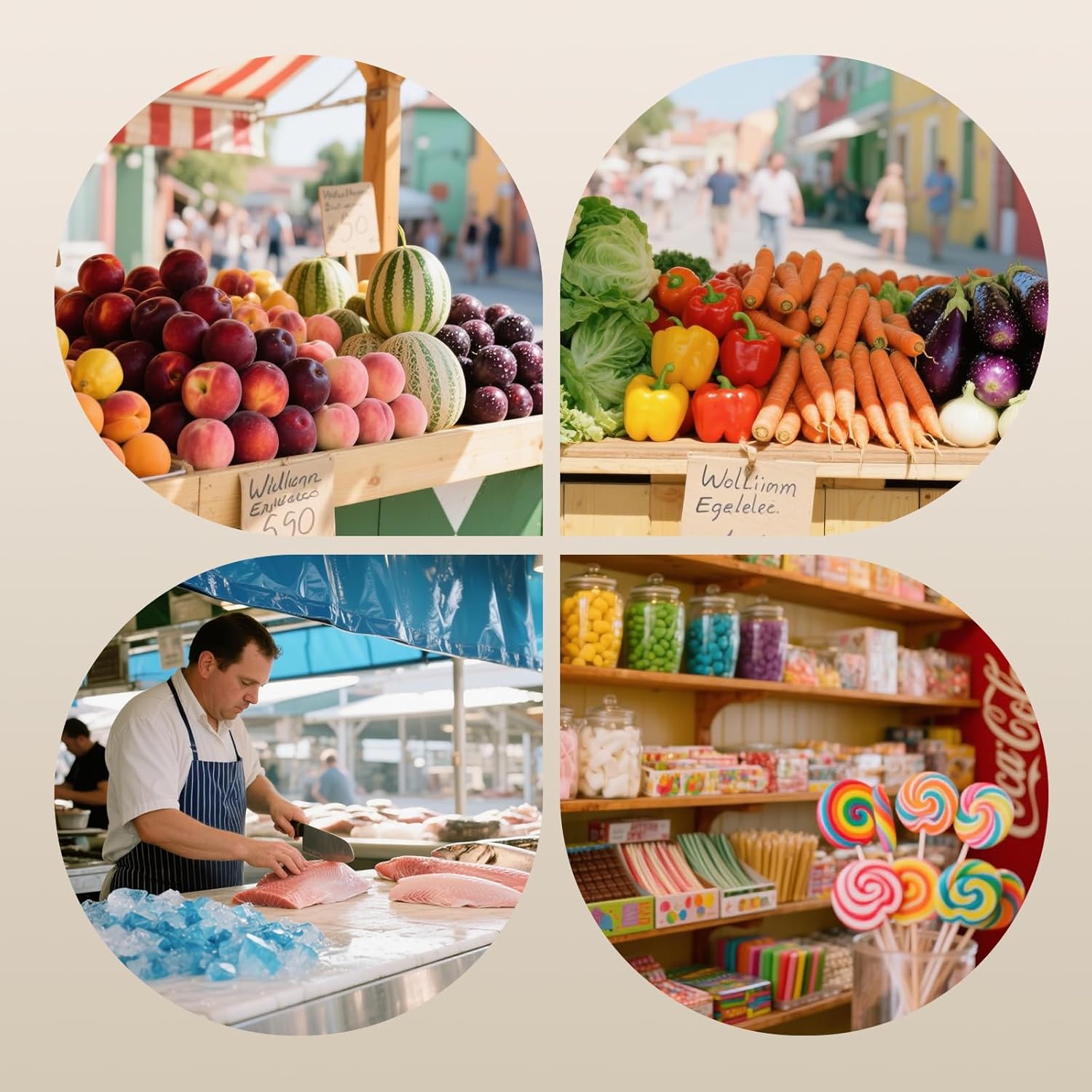 Bonvoisin Large Kitchen Scale & Price Computing Scale 88lb/40kg