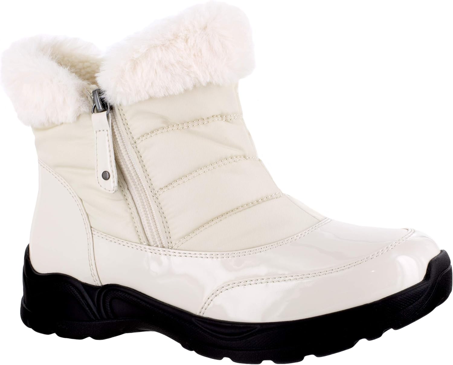 Easy Street Womens Frosty Waterproof & Weather Resistant White 11 Medium (B,M)